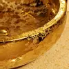 Luxury Gold Glazed Ceramic Vessel Sink Bowl Dia.16.4" Handmade Vintage Traditional Premium Quality Vanity Top Bathroom Restroom 2