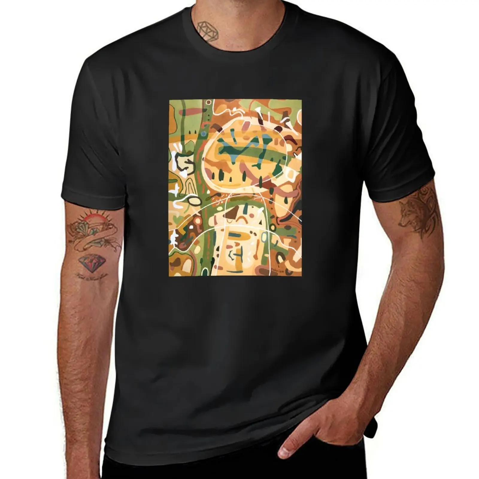

Early Spring, Hyland's Flat T-Shirt boys animal print anime clothes mens graphic t-shirts hip hop