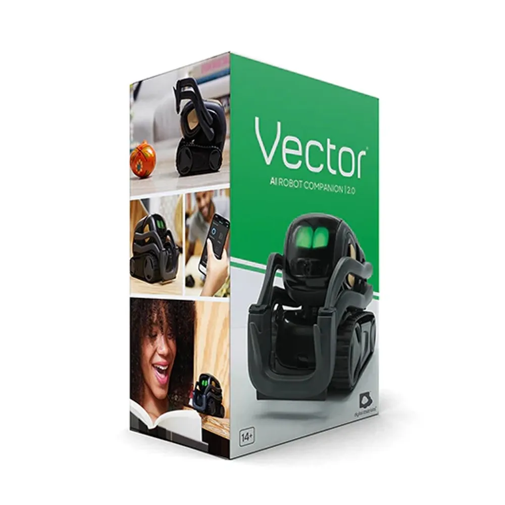 Vector2.0 Smart Robot Electronic Pet Sequence Emotional Ai Robot Machine Weather Alarm Clock 1080p Robots Compatible Home Gift