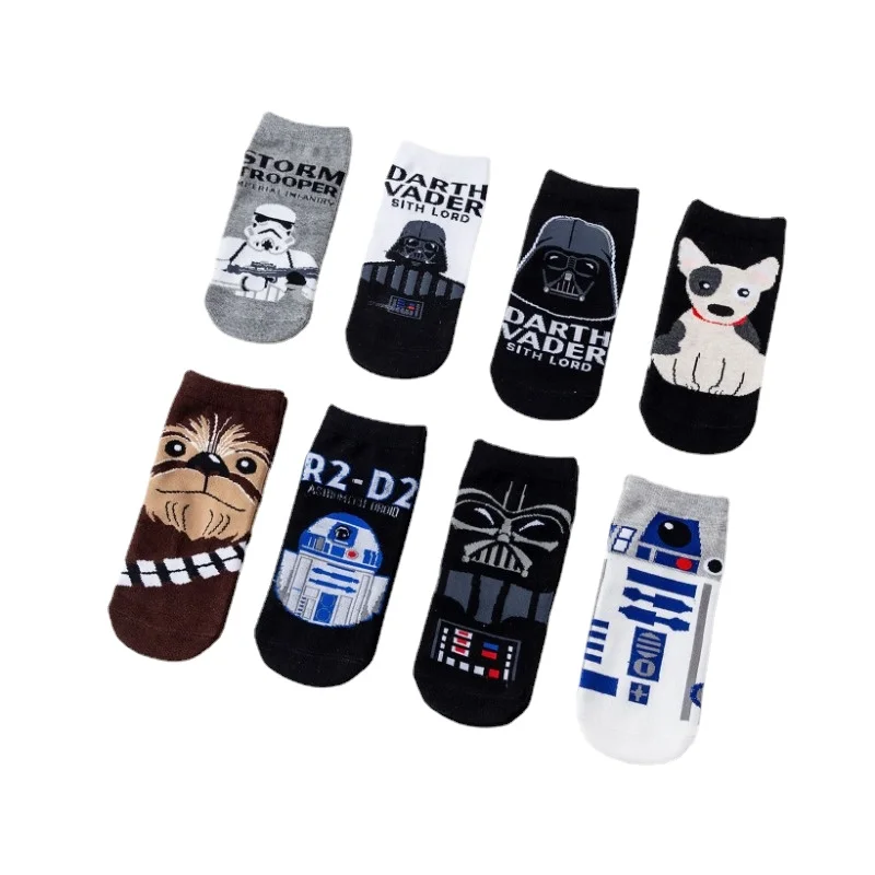 

Disney Animation Cotton Star Wars Black Knight Cartoon Anime Socks Cartoon Socks Anime Stitch Manga Decoration Anniversaires