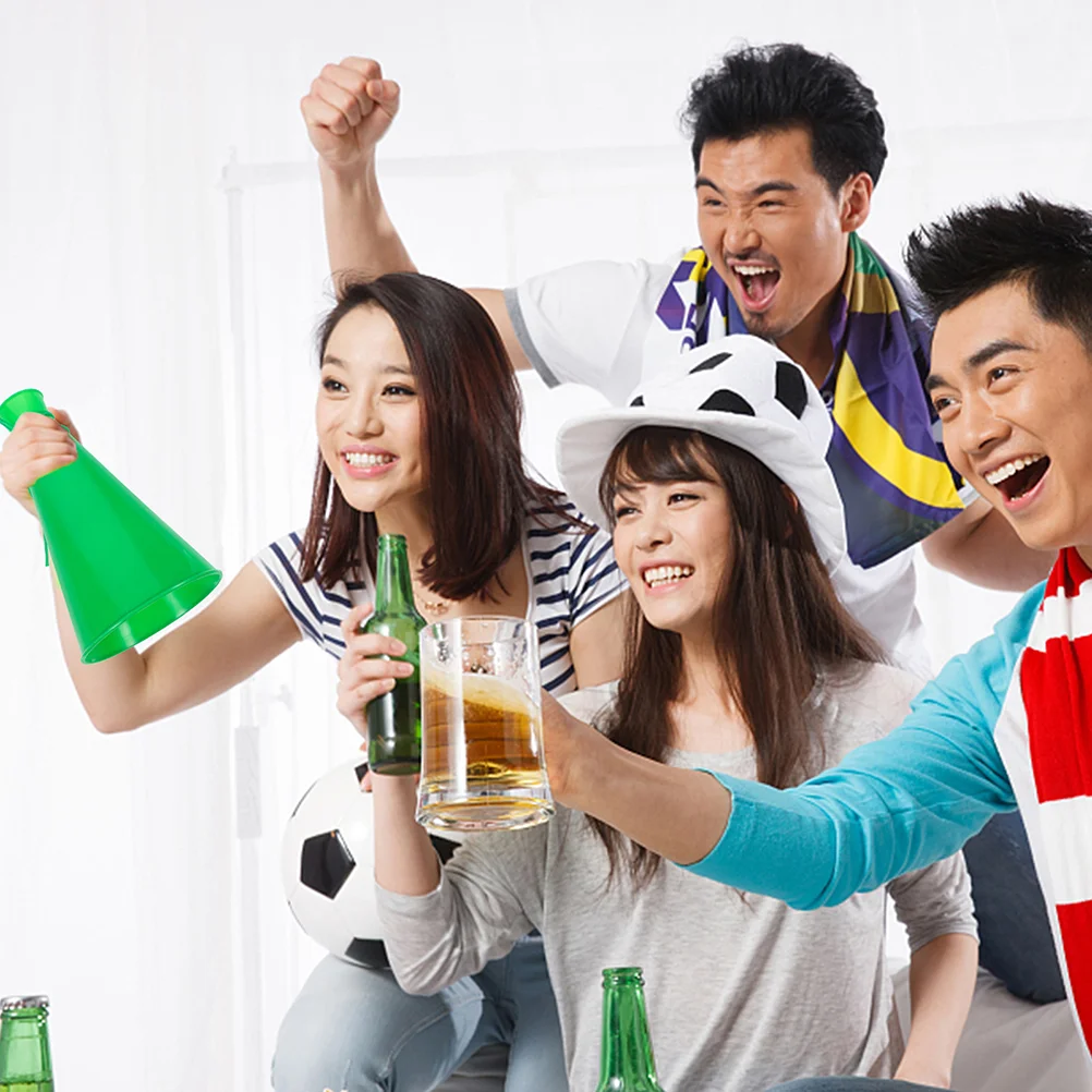 Cheering Horn Prop Props Game Accessories for Fans Football Toy Plastic Party Horns Megaphones Portable Trumpet