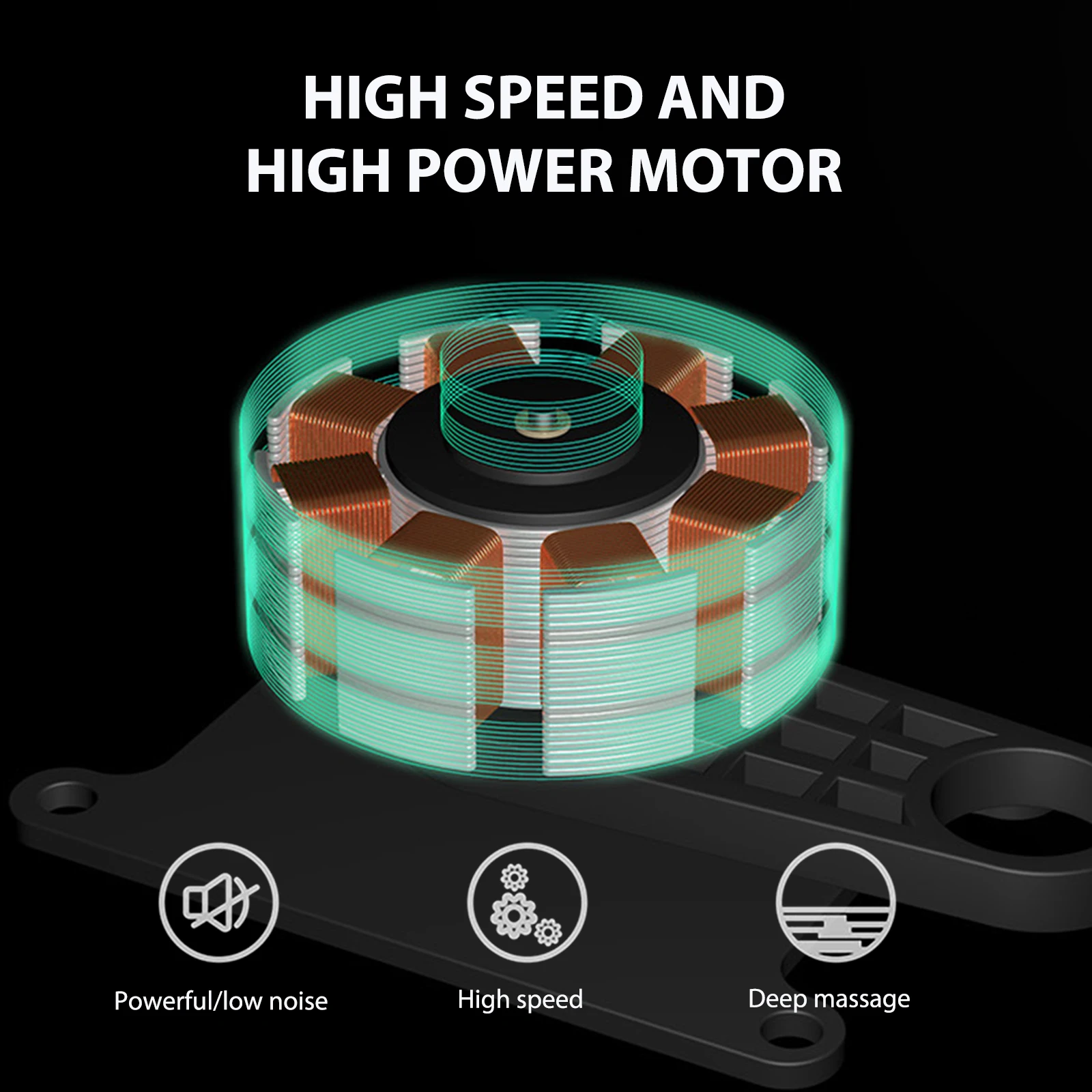 Pistola per massaggio con display LCD a 32 ingranaggi, massaggiatore a percussione portatile per corpo, collo, tessuti profondi, rilassamento muscolare, sollievo dal dolore della gotta_voghion.com