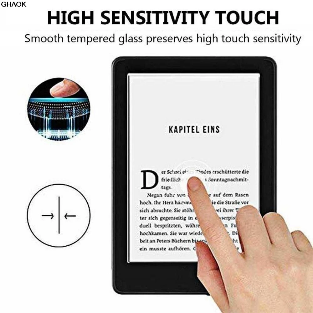 Premium 6-Inch Tempered Glass Screen Protector - 9H Shockproof Durability