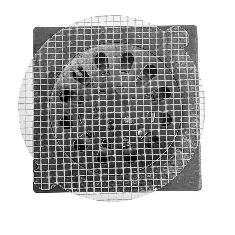 20pcs Disposable Shower Drain Hair Catcher Cover Bathroom Sewer Sink Drain Hair Strainer Stopper Bathtubs Mesh Filter Sticker shower drain catcher hair drain catcher hair drain filter floor drain hair filter floor drain hair catcher drain hair catcher