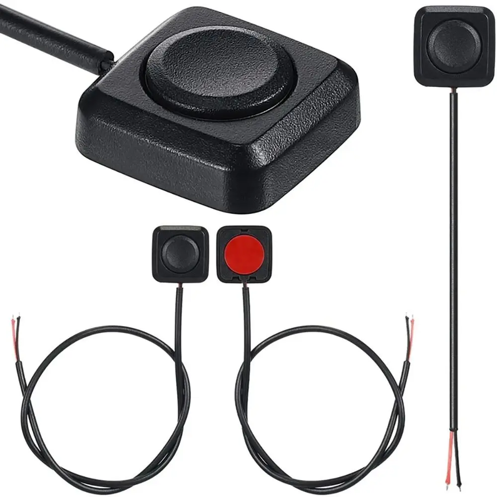 Momentary Push Button On Off Switch Black Plastic 12V 24V Surface Mount Mini Button Switch push button switch