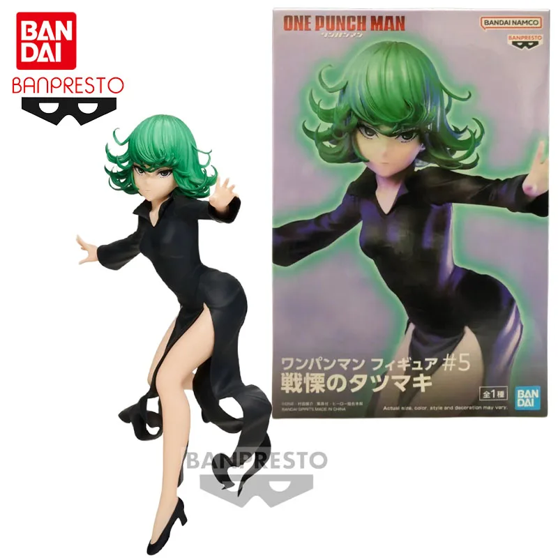 

Оригинальная фигурка Bandai Banpresto ONE PUNCH-MAN из аниме Senritsu No Tatsumaki, игрушки для детей, рождественский подарок, Коллекционная модель