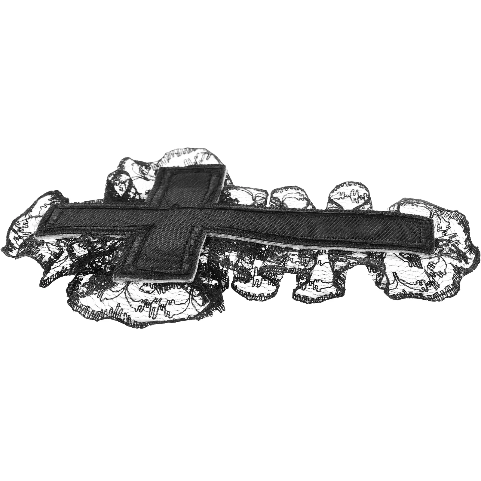 

Кружевная заколка для волос, готический головной убор, тканевый зажим для волос, аксессуар для волос на Хэллоуин