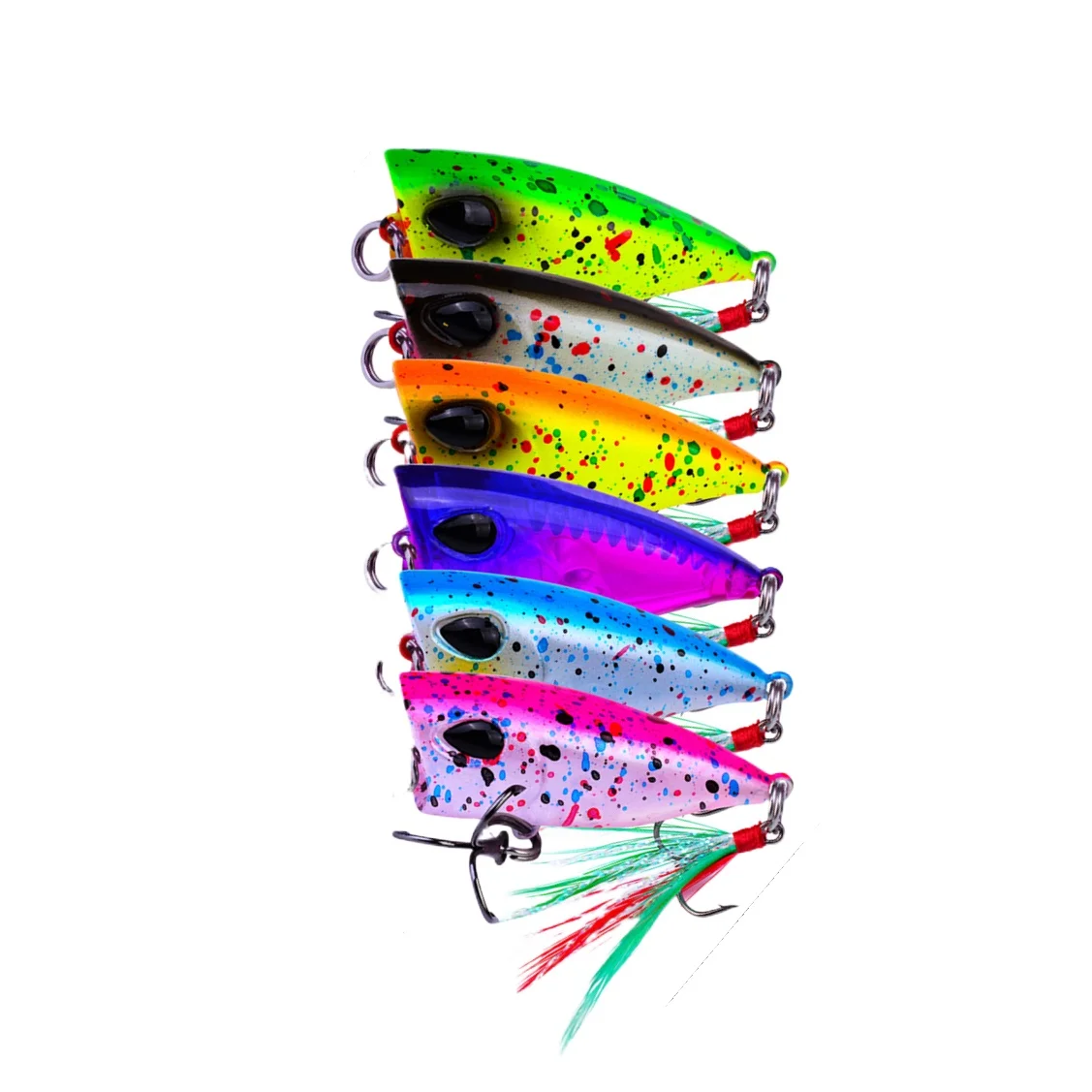 

ZWICKE 1Pcs 4.3cm 4g Mini Popper Fishing Lures Topwater Hard Bait Artificial Wobblers Plastic Pesca Fishing Lure Fishing Tackle