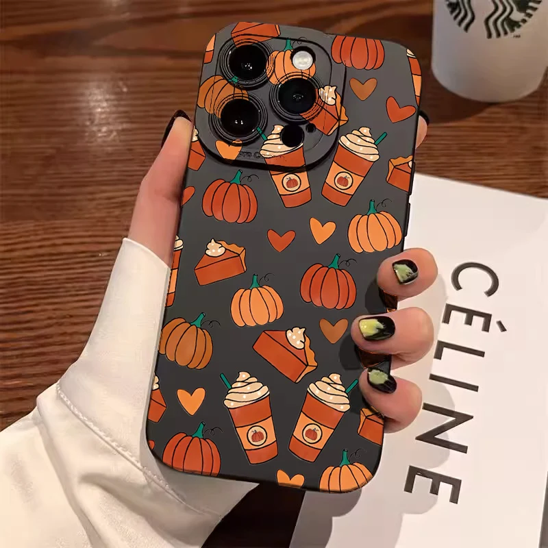 Halloween Pumpkin-Themed Phone Case Cover