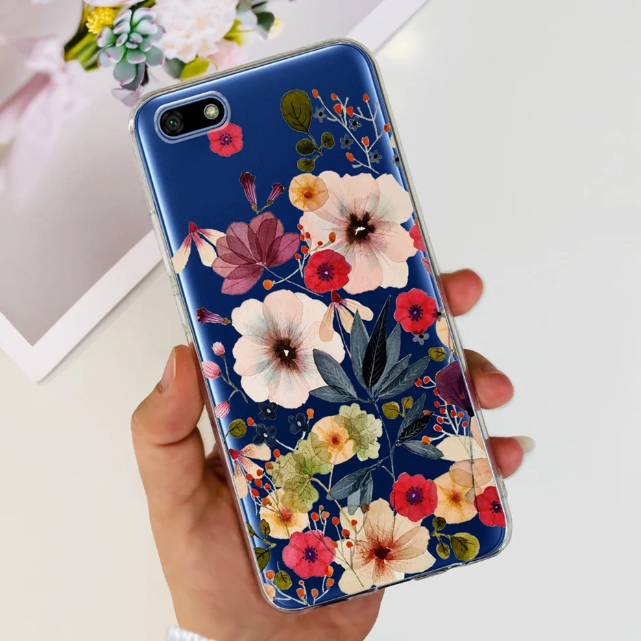 Luxury Painted Clear Silicone Soft Phone Case - Decorative Back Cover