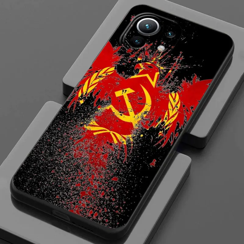 Soviet Flag Soft Silicone Phone Case Cover