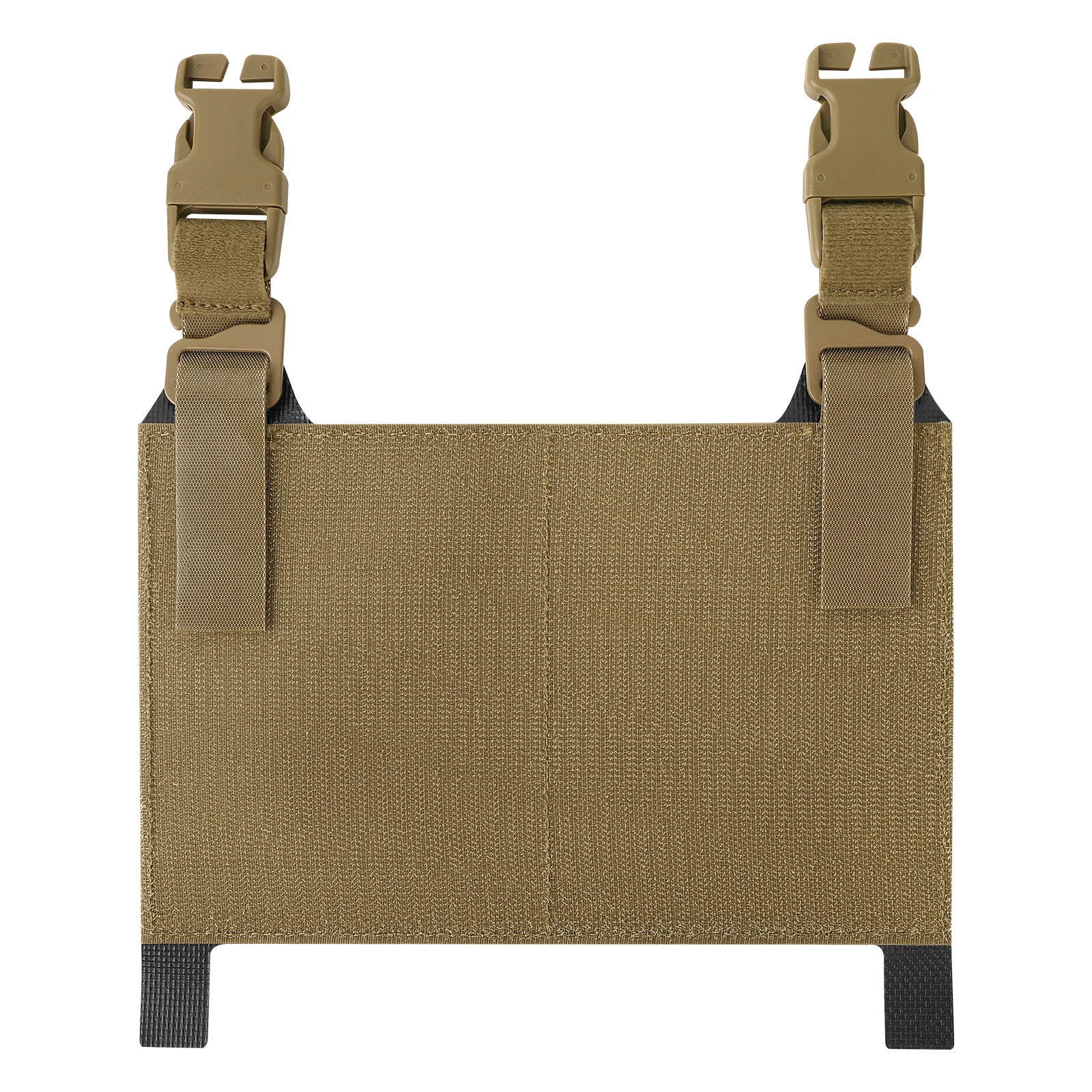 KRYDEX Taktische Lasergeschnittene MOLLE-Frontplatte, abnehmbare Klappe, G-Haken-Schnalle für Plattenträgerweste, Chest Rig Zubehör – Detail 4
