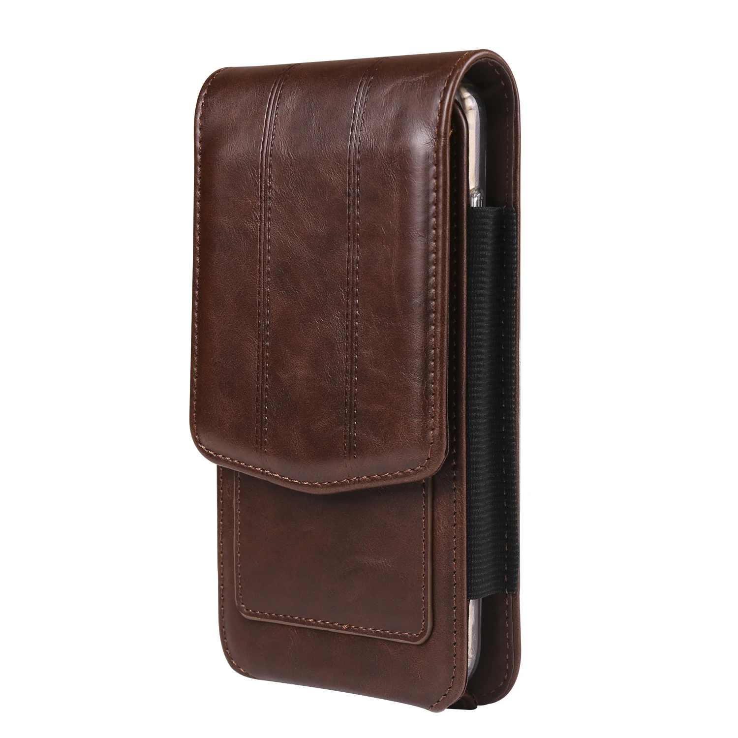 FULAIKATE Vertikale universelle Handytasche aus Leder, Hüfttasche mit Kartenfach für Samsung Galaxy S25 Ultra, iPhone 17 Pro Max, Herren – Detail 12
