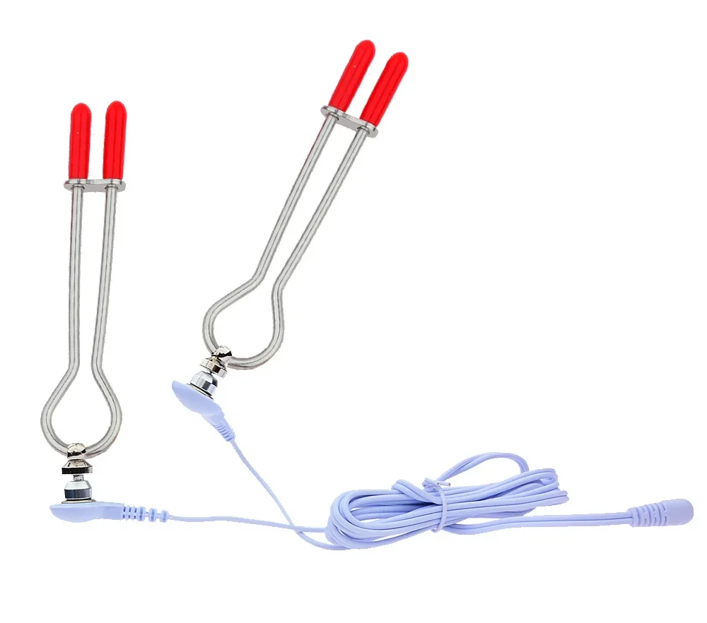Sex Products Flirting Full Body Massager Powerful Nipple Clamp Electric Shock Breast Clips Clitoris Stimulator for Women