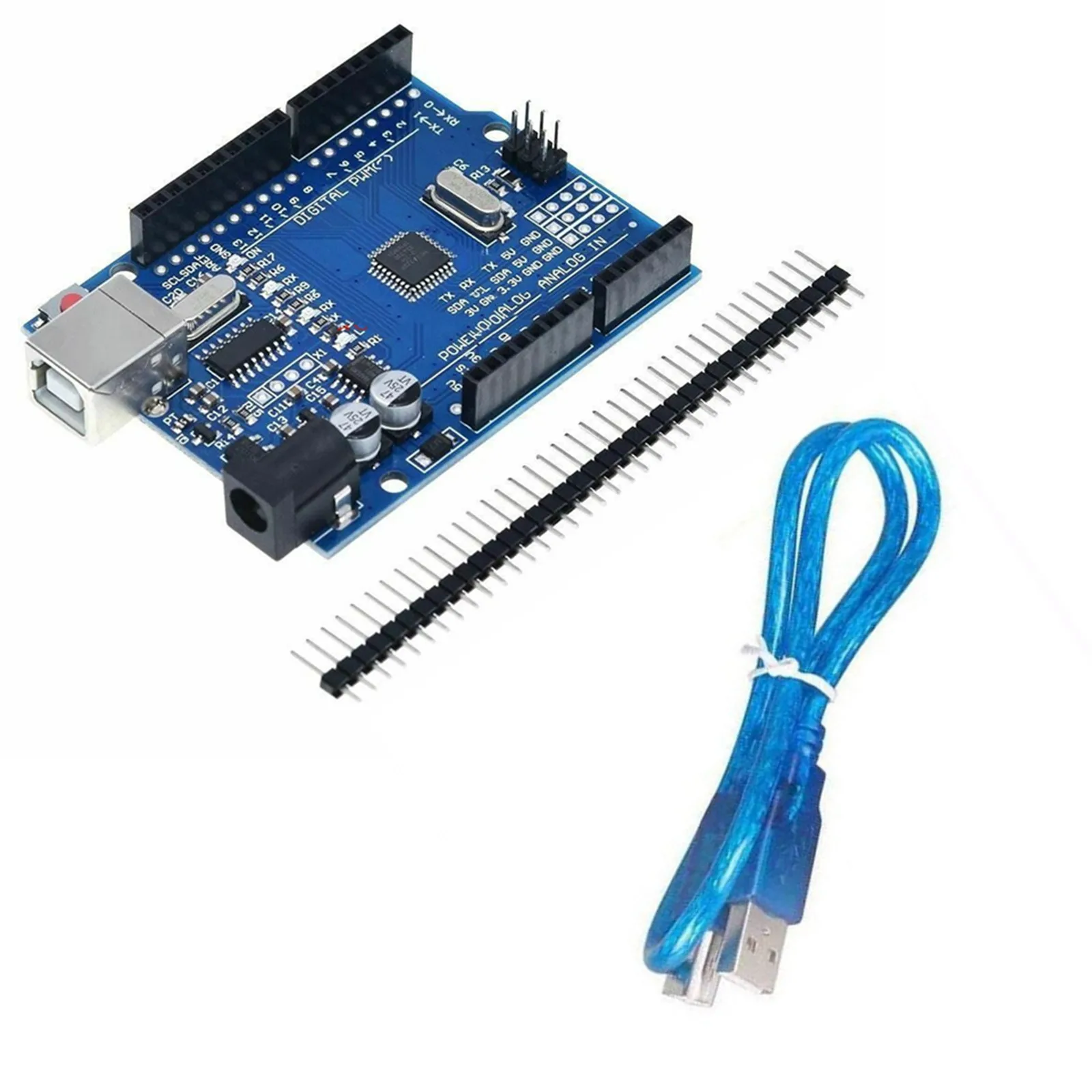 

Плата для Arduino UNO R3 MEGA328P ATmega16U2, USB-кабель