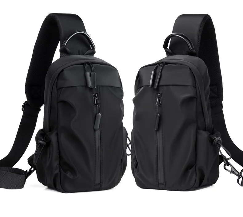 Herren Brusttasche Mit Usb-anschluss Für Business Und Reise_voghion.com