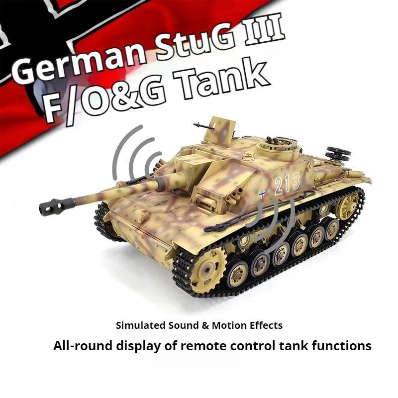 쿨뱅크 RC 탱크 독일군 탱크 헹롱 3868-1 1:16 2.4ghz 배틀 모델 RC 탱크 자동차 사운드 라이트 장난감 선물