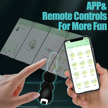 360° Prostate Massager Rotating Anal Vibrator APP Control Butt Plug Male Masturbator Sex Toys For Men Stimulator Anal Toys 2
