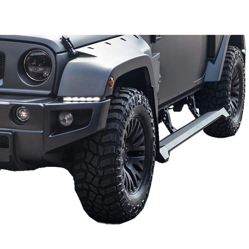 

LED Light Automatic Power Side Step Electric Running Boards For Jeep Wrangler JK