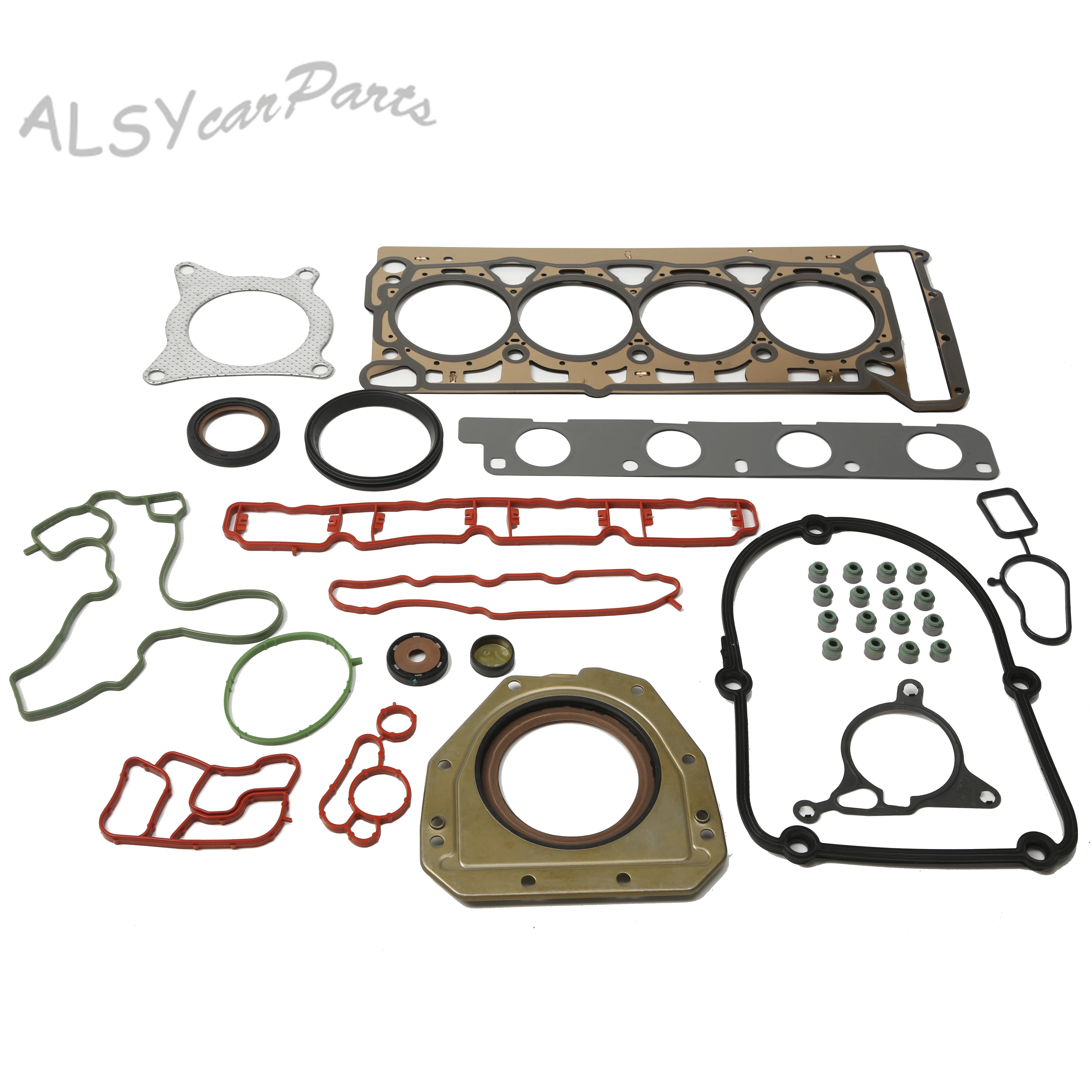 YIMIAOMO Engine Rebuild Overhaul Cylinder Head Gasket Valve Seal Repair kit 06J 103 383D For VW Golf Audi A4 A5 A6 2.0T DOHC 16V