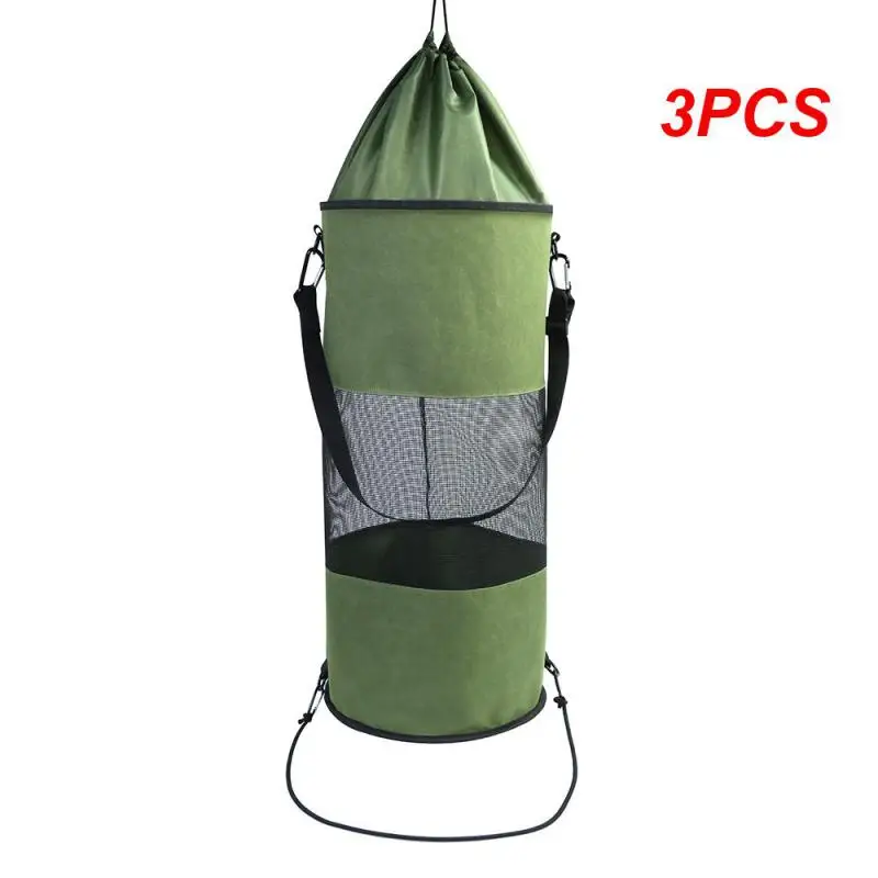 

3PCS Boat Trash Bag Folding Boat Trash Bag Large Capacity Cruise Ship Rubbish Bucket Camping Yacht Kayak Marine Garbage