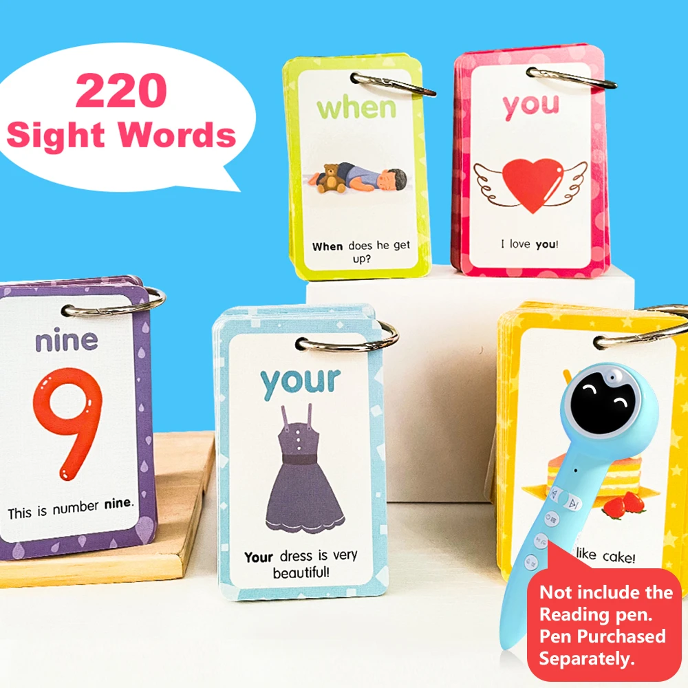 Cartes Flashcards Avec Mots A Vue En Anglais 2 Pieces Mots Phoniques Jouets Educatifs D Apprentissage Pour Enfants Aliexpress
