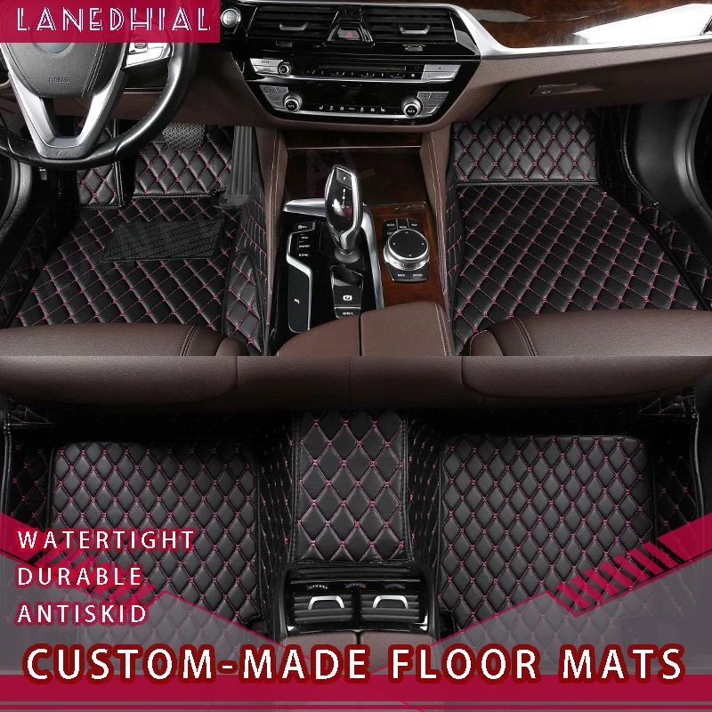 

Custom Top Grade High Quality High-end Leather Car Floor Mats For Hummer H2 H3 Car Interior Accessories Car Protector Car Carpet