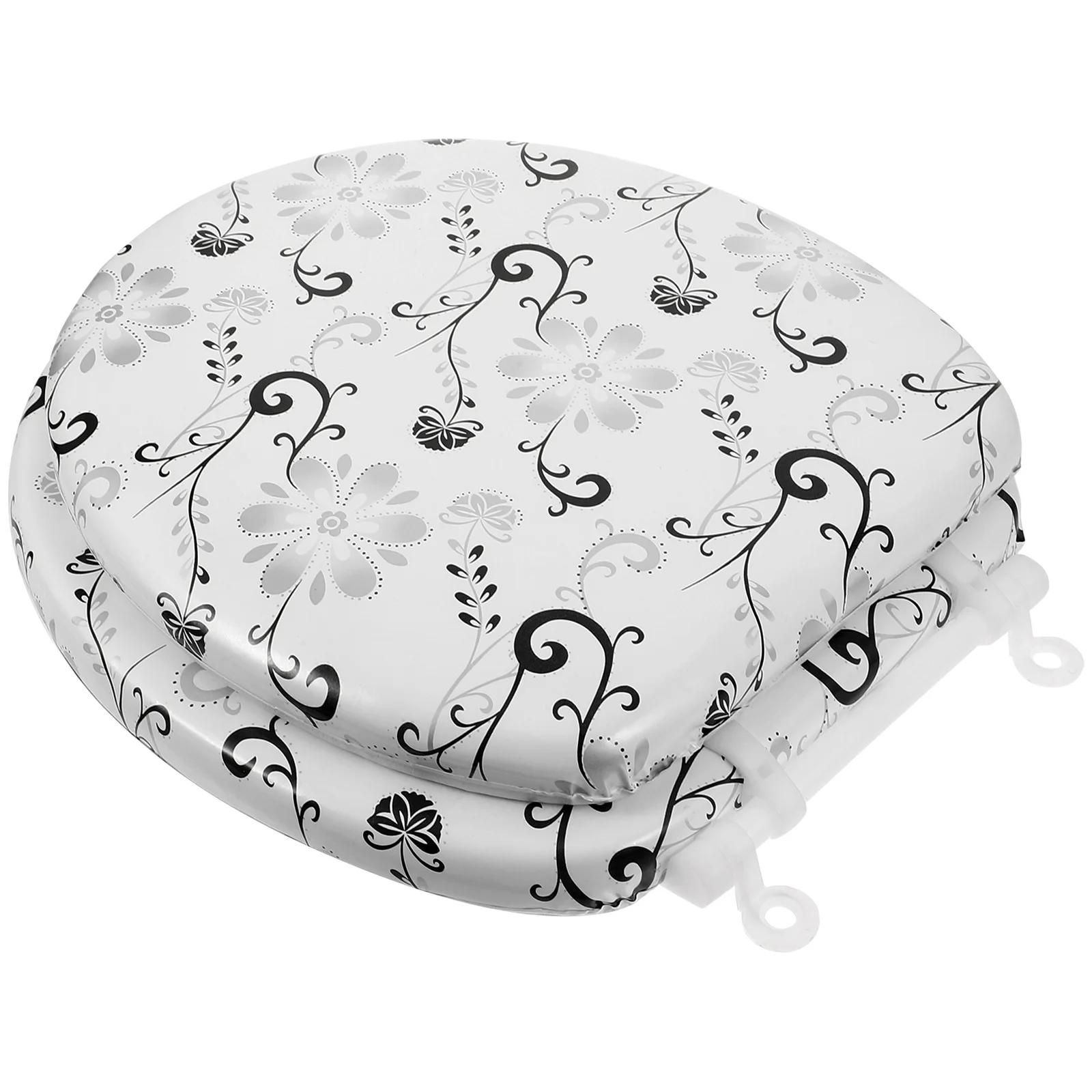 

Bathroom Toilet Lid Cover PVC Pad Seat Kids Steel Pole Washable Cushion Silica Gel Domestic Child Washers