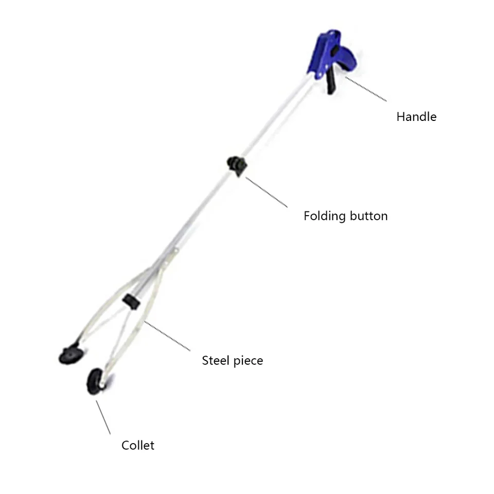 Pince à Déchets Aluminium ERGOLIGHT 90cm - Tampel | Leroy Merlin