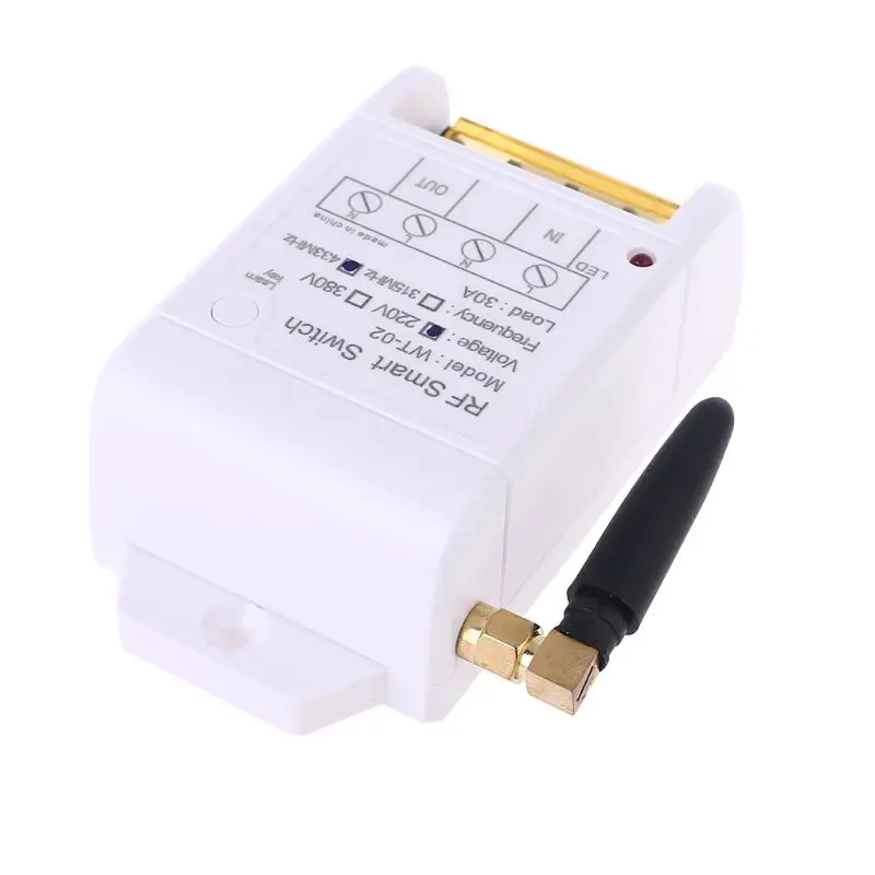 AK-WT-02 30A 무선 원격 제어 스위치 수신기 896C 수신 고감도