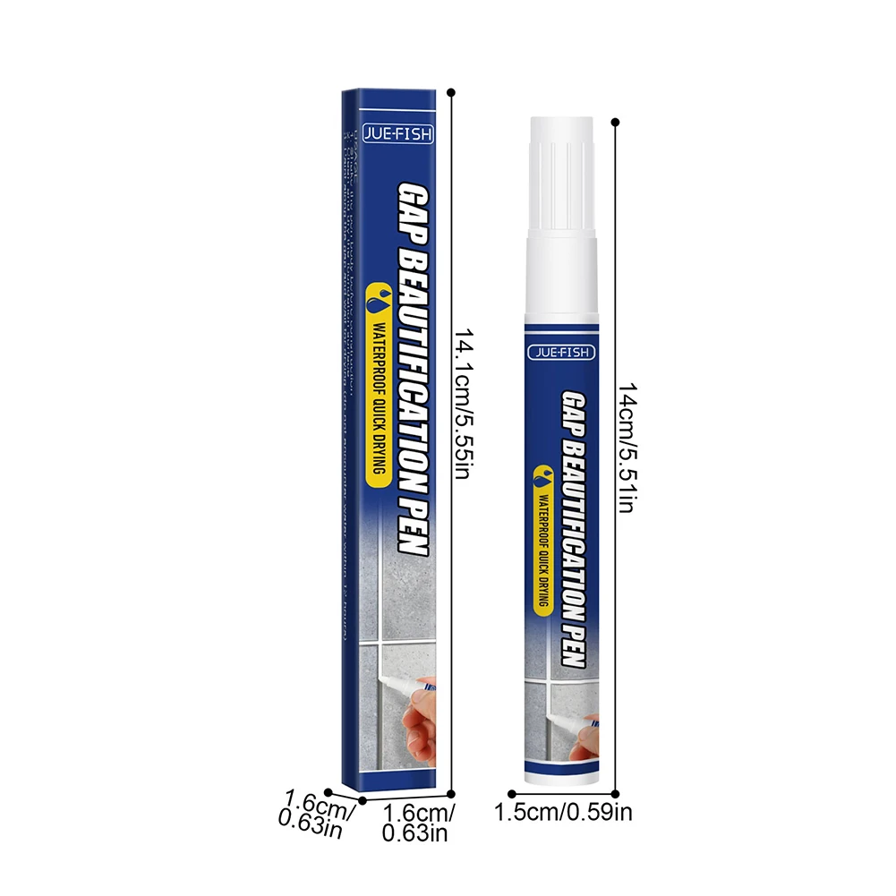 Waterproof Tile Gap Refill Repair Pen Odorless Wall Grout Marker Filling Agents