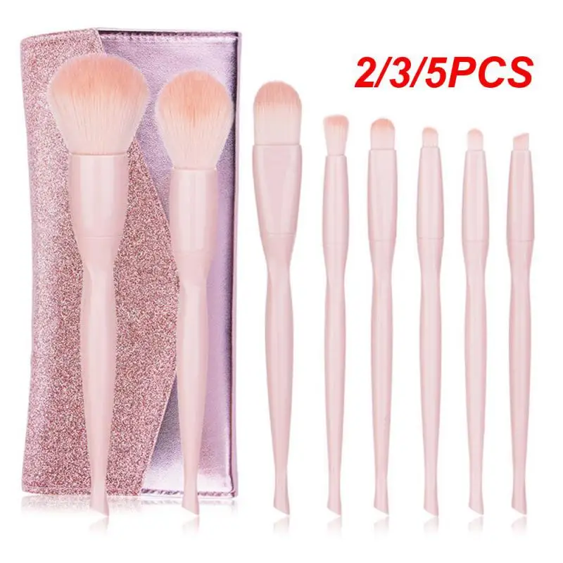 

2/3/5PCS Makeup Brushes Set Women Travel Portable Soft Concealer Brush Beauty Foundation Eye Shadow Tools Eyelash Brush With Bag