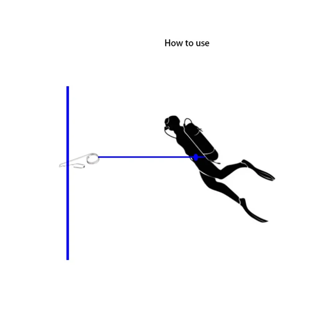 Scuba Diving Garvin Jon Line Hook For Use With Deco Stop And Drift Dive Lines Safety Stop Hook Sports Goods Scuba Diving Garvin