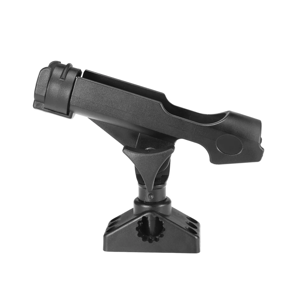 

Adjustable ABS Fishing Rod Holder Deck Mount Boats Pole Bracket Rack