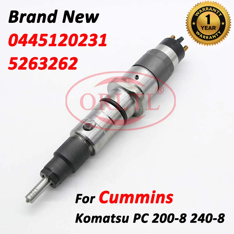 0445120231 5263262 Fuel Common Rail Injector 0 445 120 231 For 