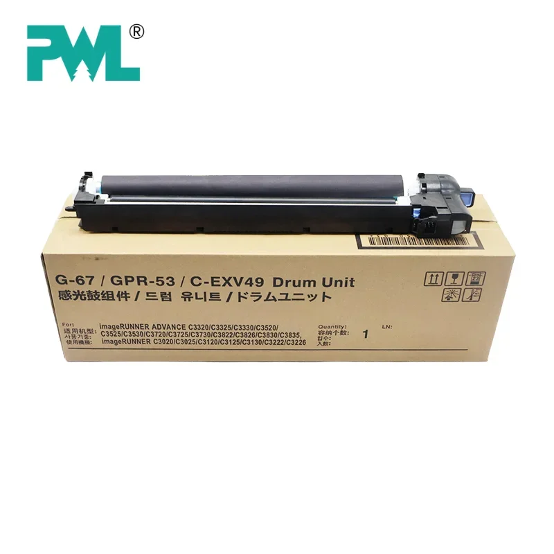 

1 шт. G67 GPR53 EXV49 барабанная установка для Canon IR C3320 3320L 3330 3325 C3130L C3222L C3226 высококачественные запасные части для копировального аппарата