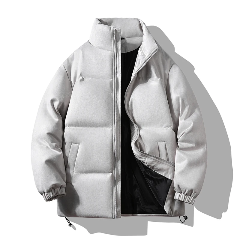 

Winter Thickened Warm Men's Parkas Fashion Casual Stand-up Collar Outerwear Trend All-match Quality Down Jackets Various Color