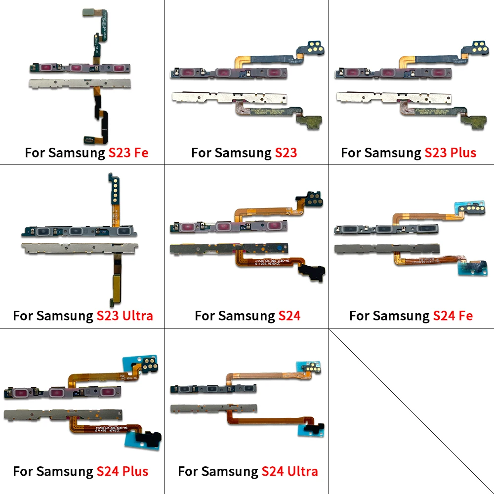 Enhanced Power Volume Button Flex Cable Ribbon Spare Part