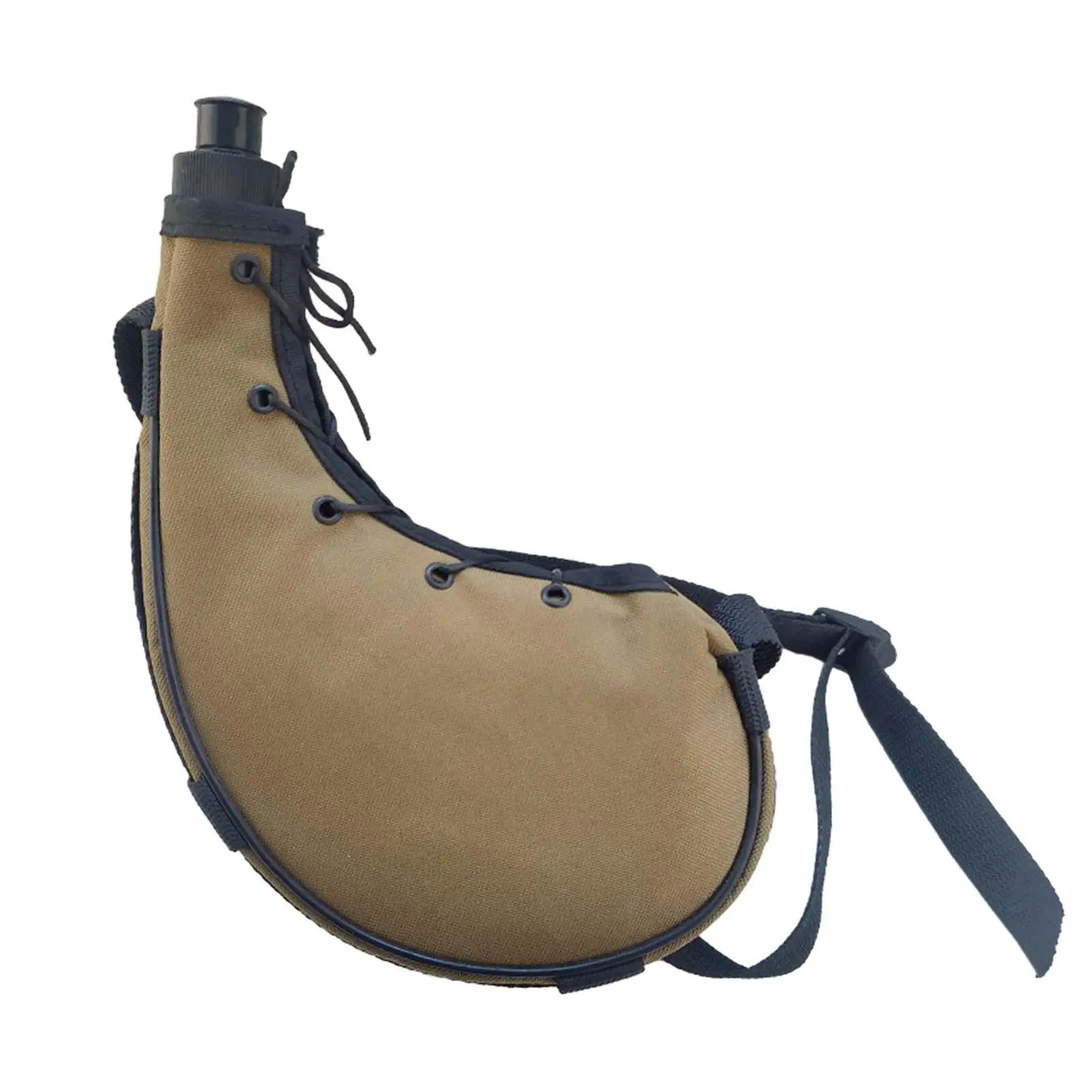 Outdoor Bottle Oxford Cloth Leakproof Water Bottle Water Kettle Sport Bottles for Running Traveling Fishing Hunting Camping