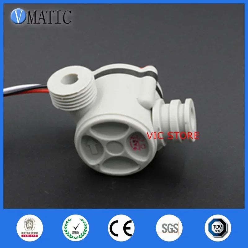 Sensor Switch Low Rate Range 1/2'' Electronic Liquid Plastic Water Flow Meter VCA368