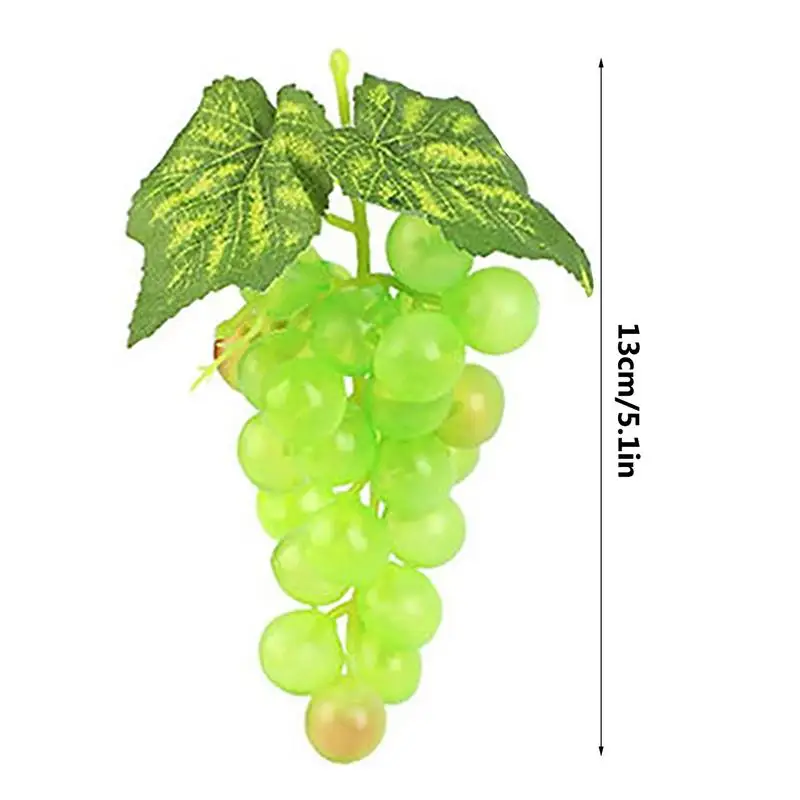 13CM Artificial Grapes Simulation Grape Plastic Fruit Fake Fruits Photo Props Shop Display Model Ornaments Home Decor