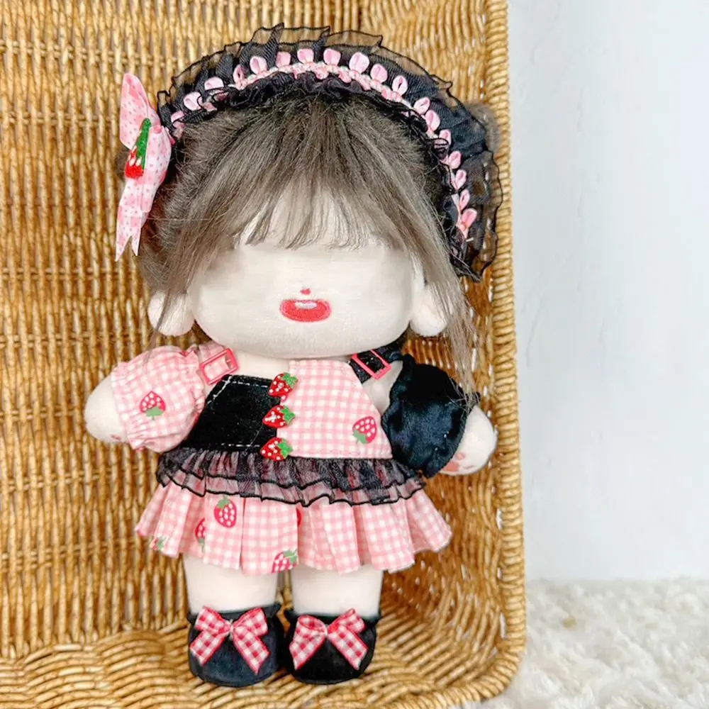 20cm Puppe Kleidung Anzug niedlichen Mädchen Rock Spitze Lolita Prinzessin Kleid Freizeit kleidung für Idol Puppen Zubehör Plüschtiere – Detail 7