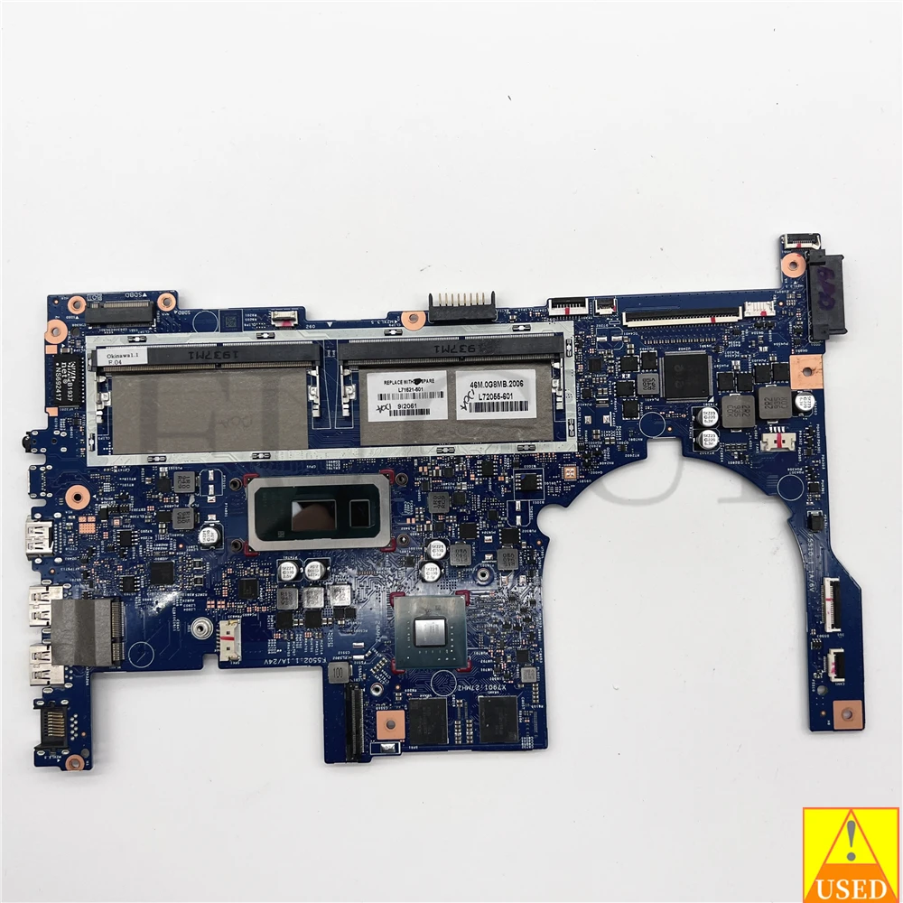 

USED Laptop Motherboard 18739-1 L71621-601 FOR HP 17-CE SRGKW I7-10510 MX250 4GB Fully Tested and Works Perfectly