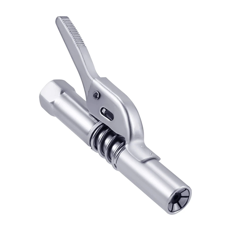 

Locking Grease Coupler Quick Release Lock Heavy Duty Grease Fittings Compatible M8-M14 & Grease Nipple Fittings