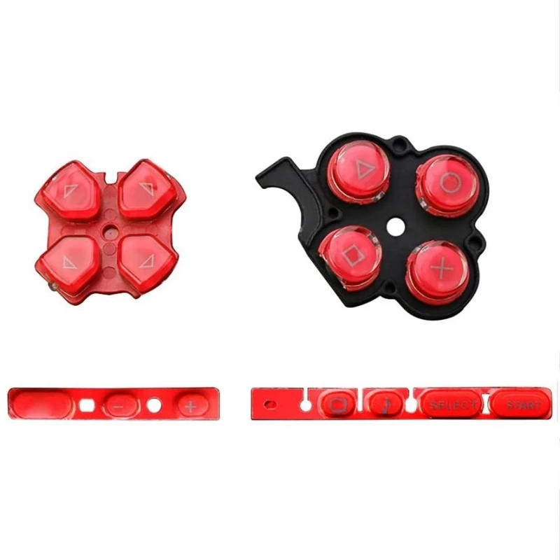 Pulsanti Compatibili Con Sony Psp 3000 3004 Pulsante Di Ricambio Per Contatto In Gomma Rossa Rossa # Sony Psp 300X (Psp-3000, Psp-3001, Psp-3002, Psp-