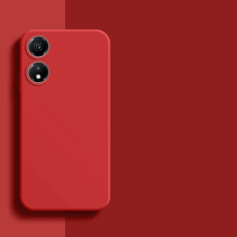 KJYFOANI Cover per Honor X5 Plus Custodia, Nero Morbido Silicone
