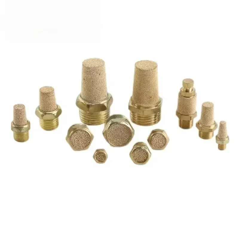 Pneumatic Brass Exhaust Muffler BSL M5 1/8