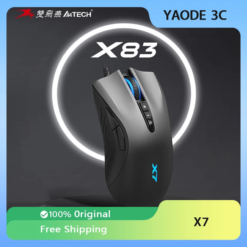 A4Tech-Bloody-X7-Gaming-Mouse-Dynamic-RGB-Low-Delay-Ergonomics-al ...