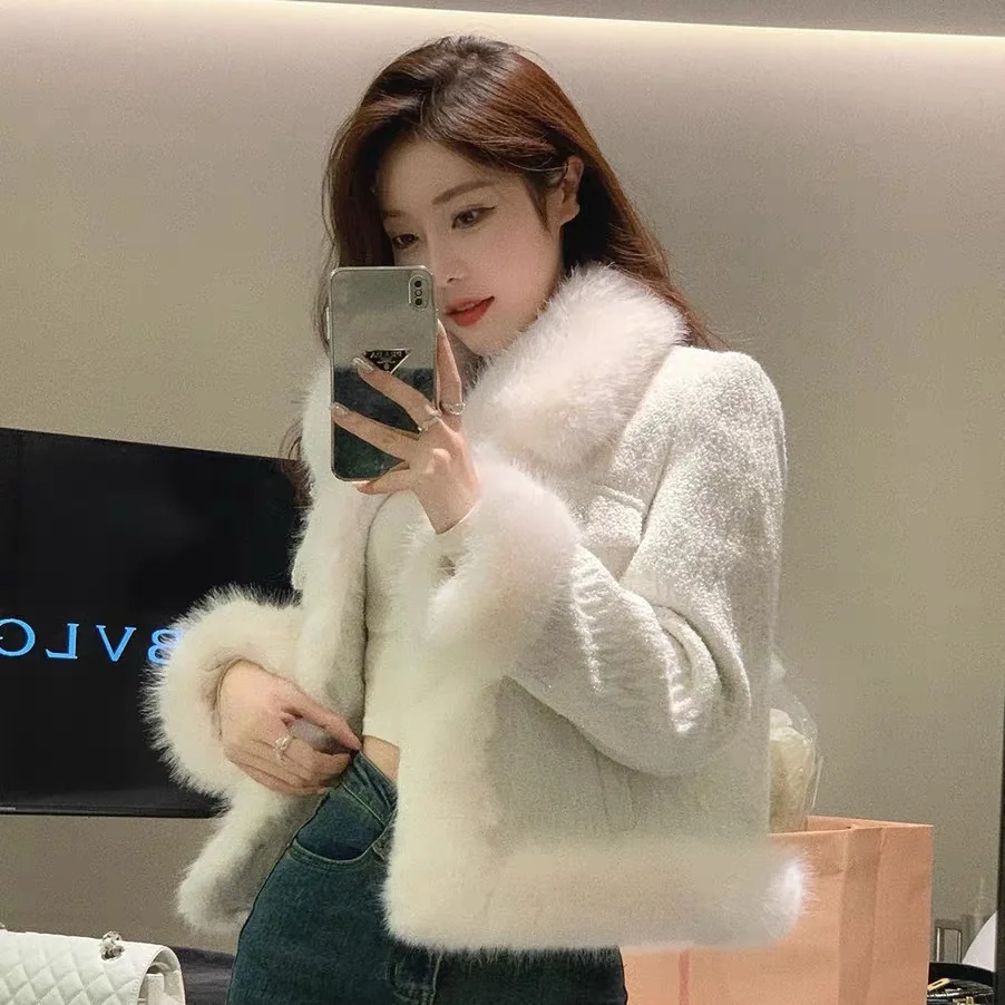 Sweet Warm Faux Woolen Jacket for Women,winter, 2024