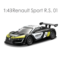 Bburago 1:43 Renault Sport R.S.01 Yellow/black Sport Car Alloy Model Car Diecast Metal Static Collection Toy Birthday Gift 1